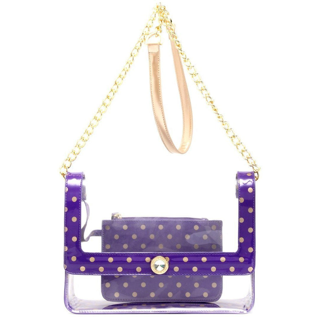 Purple Transparent Bag