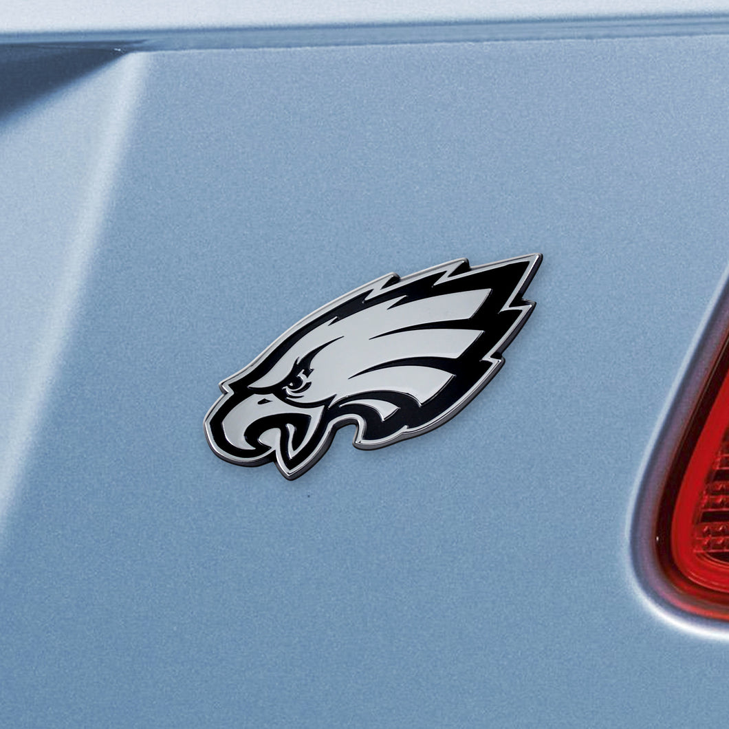 Philadelphia Eagles NFL Chrome Auto Emblem ~ 3-D Metal