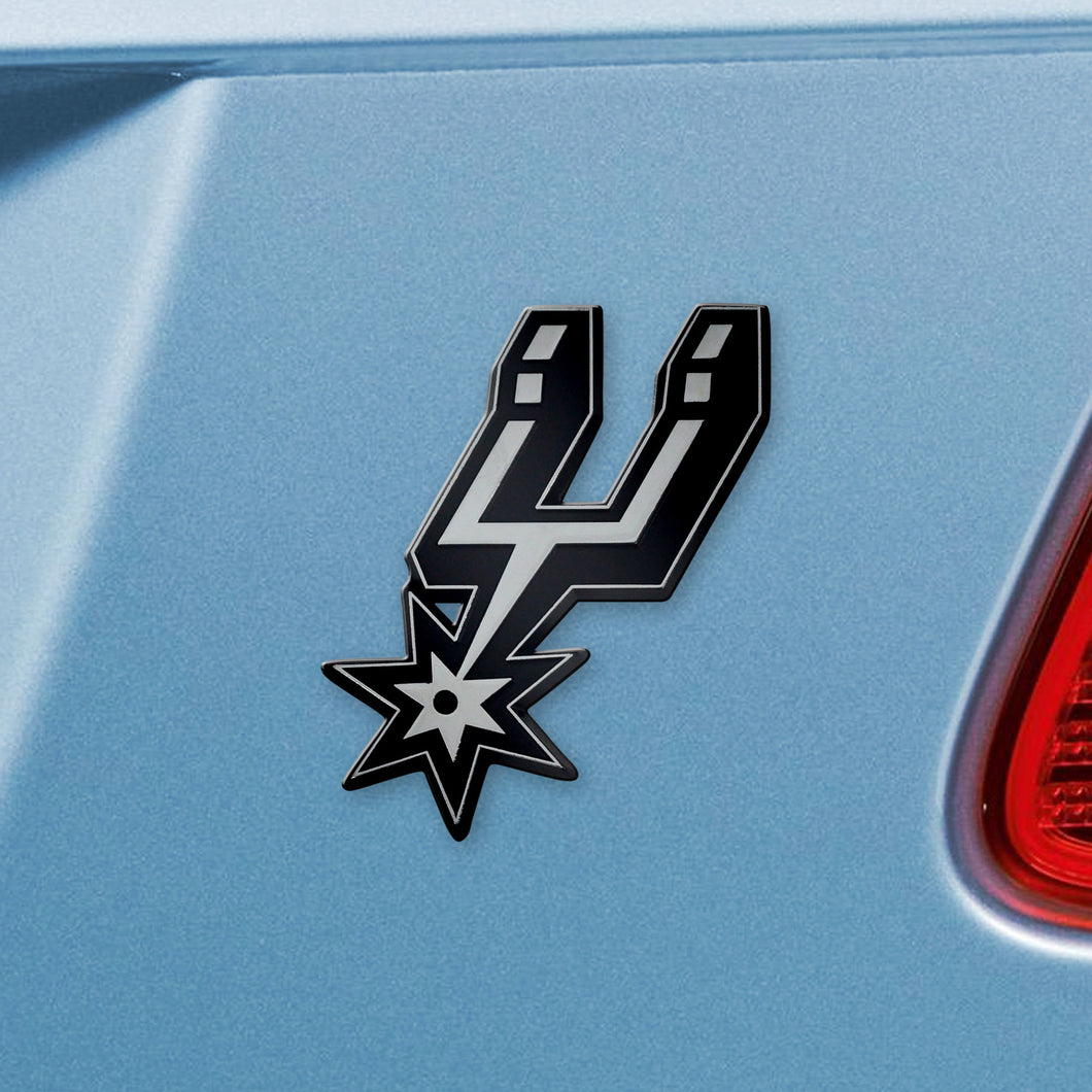 San Antonio Spurs NBA Emblem - Auto Emblem ~ 3-D Metal