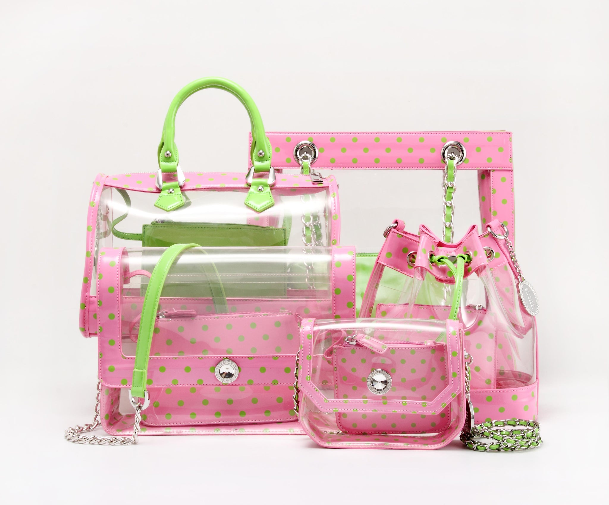 Stacey Clear Bag- Multiple Colors