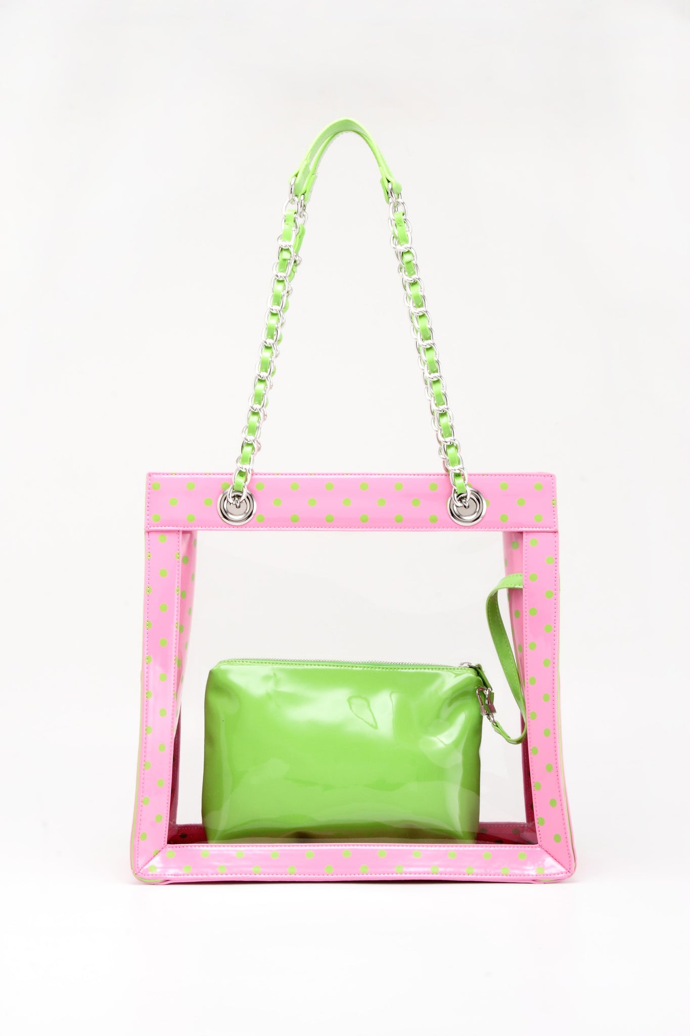 Green Neon Bag Clear Jelly Tote Bag Clear Messenger Bag Satchel Clear Jelly  Bag Clear Handbag Minimalist Bag - Etsy