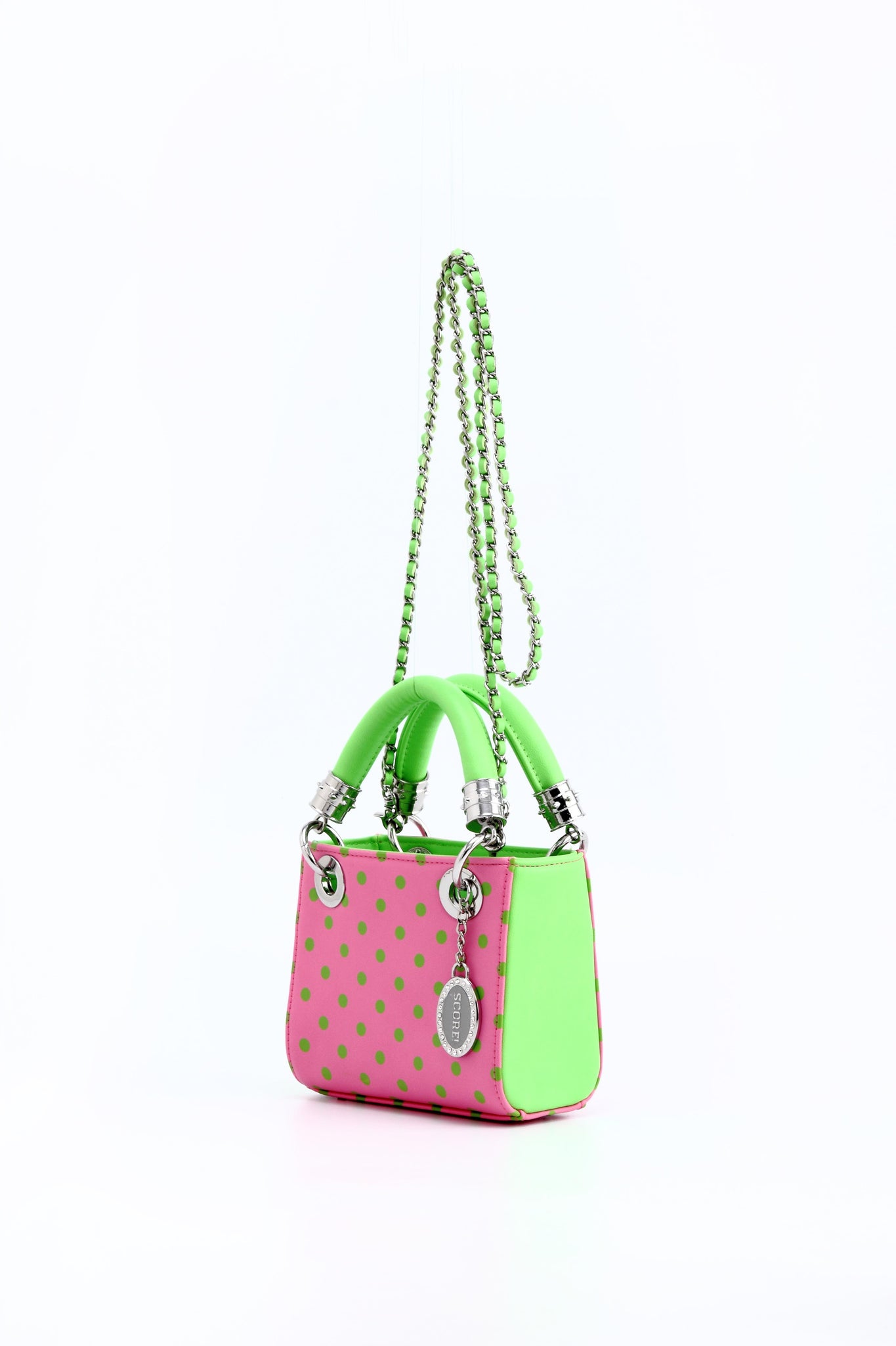 Aka Sorority Gifts: Stylish Clutch Purse in Pink and Green