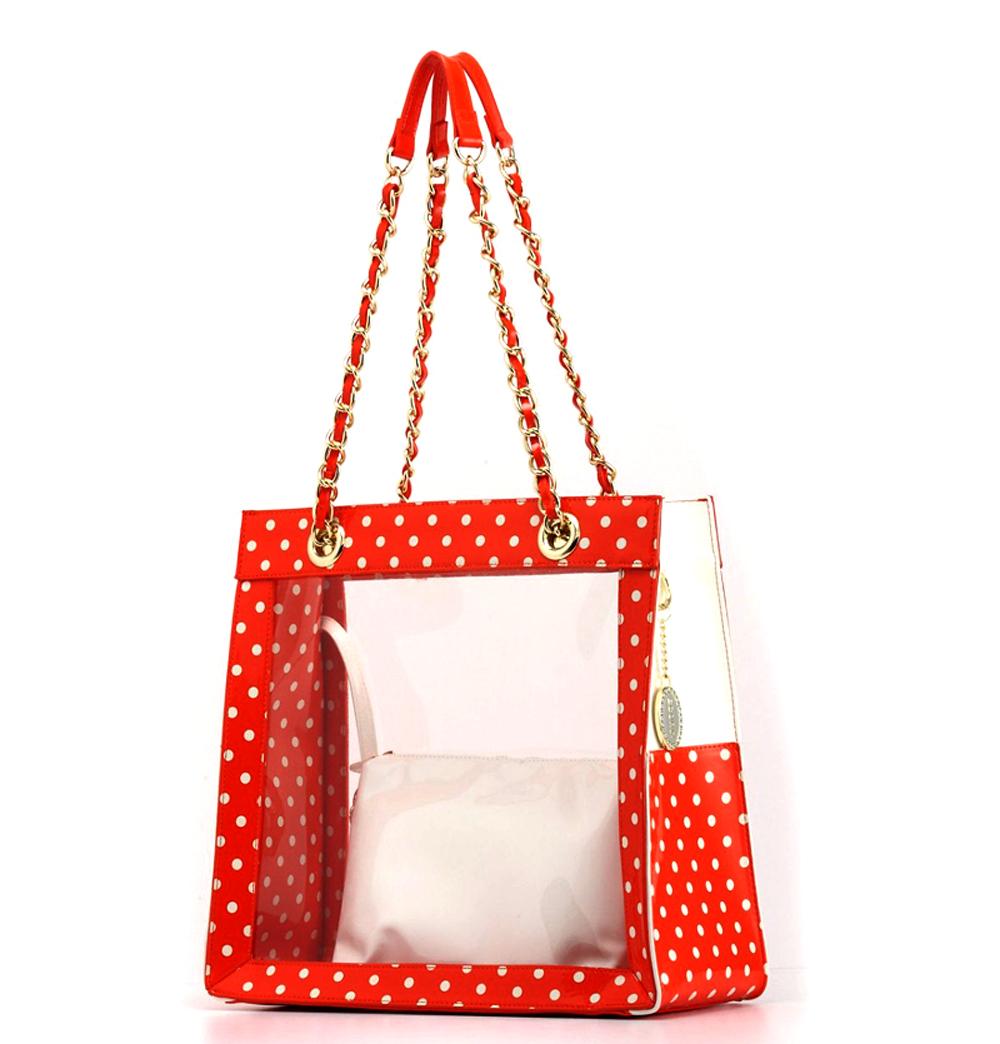 Large Clear Bag Transparent Tote Bags for Women Clear Shoulder Bags Purse  Designer Work Shoulder Bags