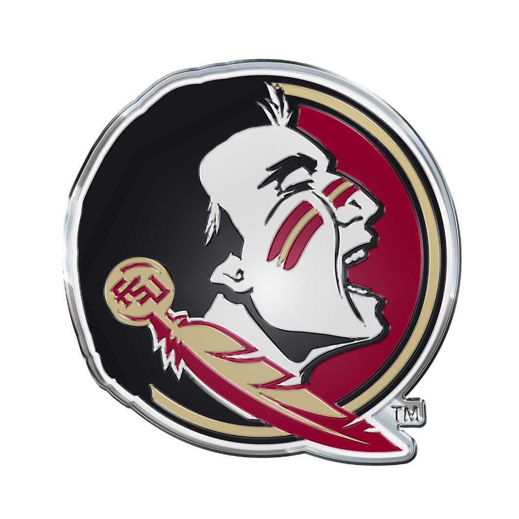 Florida State University Embossed Color Emblem