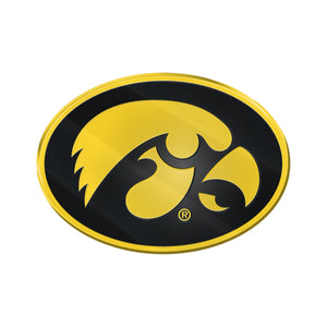 University of Iowa Hawkeyes Embossed Color Emblem