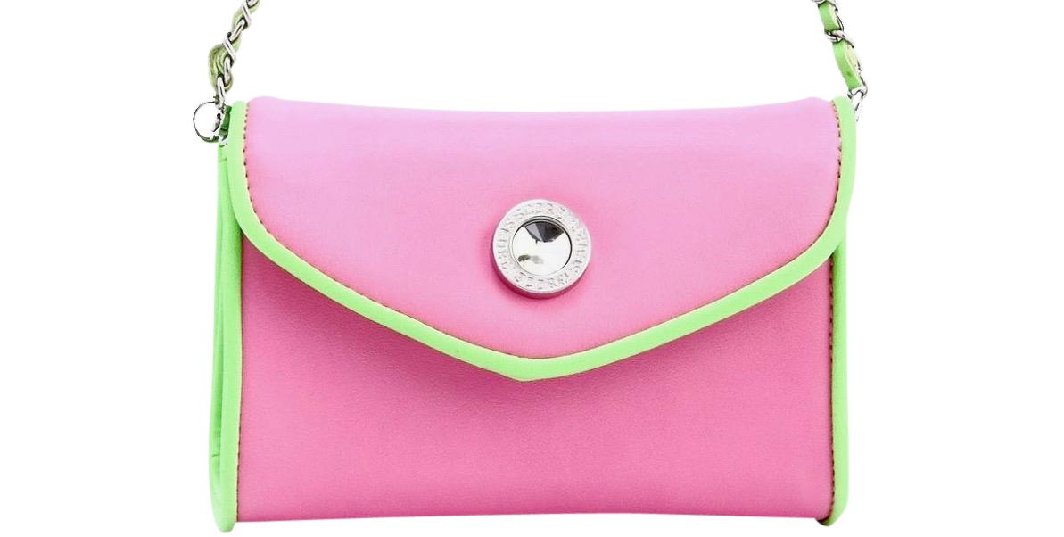 Boutique De FGG Hot Pink Fuchsia Women Crystal Clutch Bags Evening Purses  and Ha | eBay