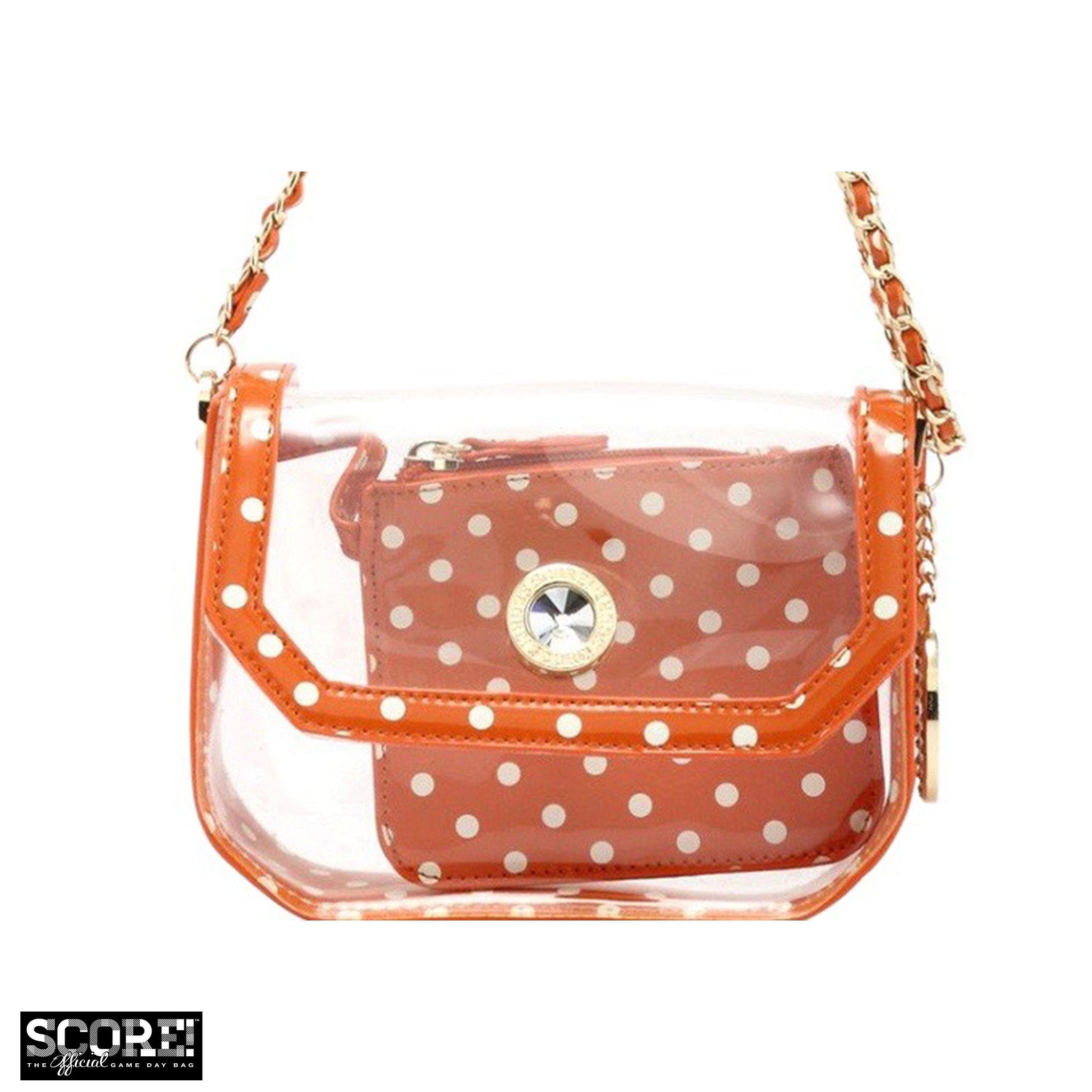 Top of The Charts Clear Crossbody in Ivory