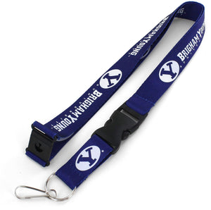Brigham Young University BYU Cougar BLUE Officially NCAA Licensed Logo Team Lanyard