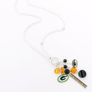 Green Bay Packers Cluster Necklace
