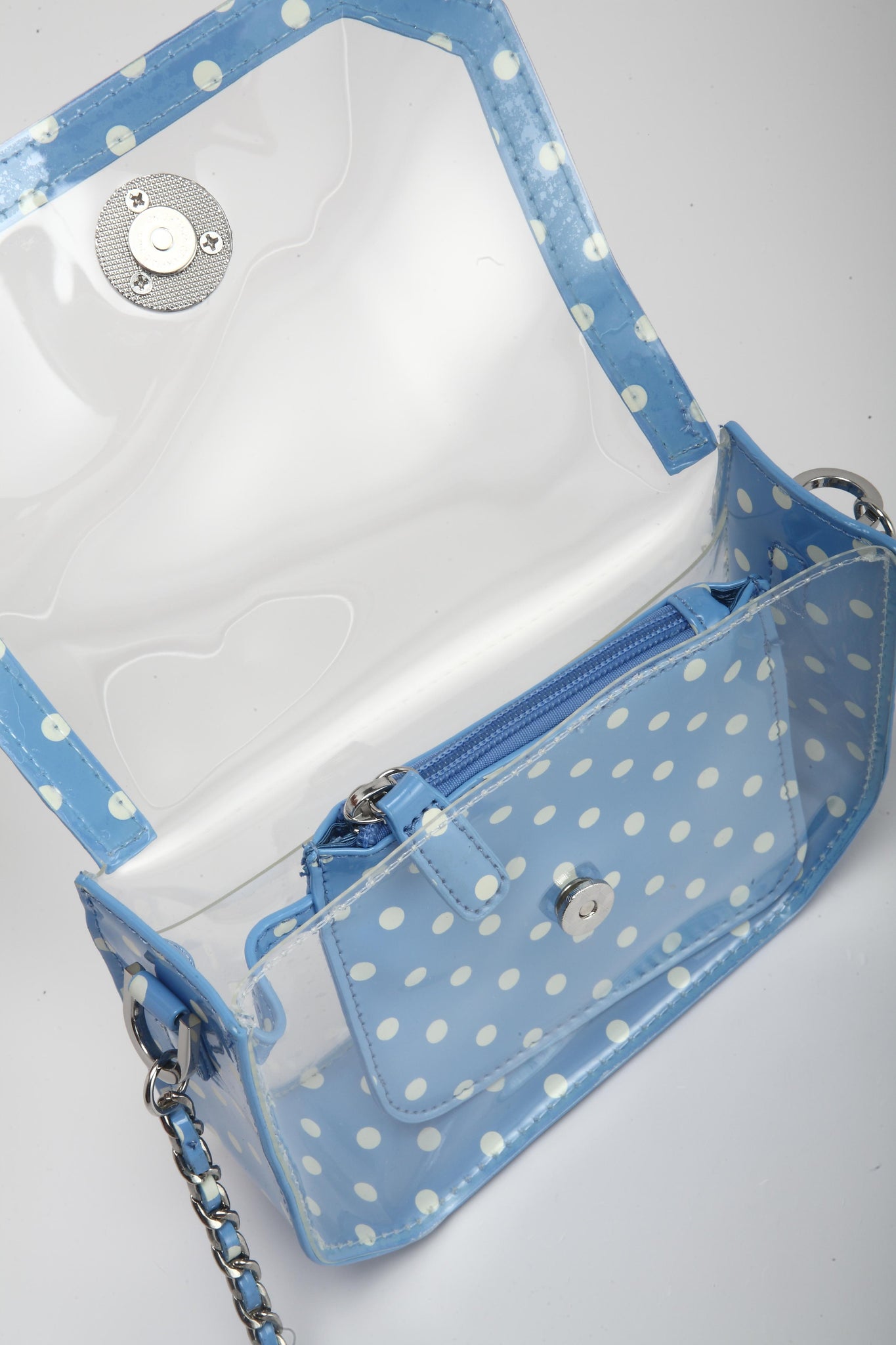 Clear Crossbody Bag Gameday Light Blue – The Copper Petal