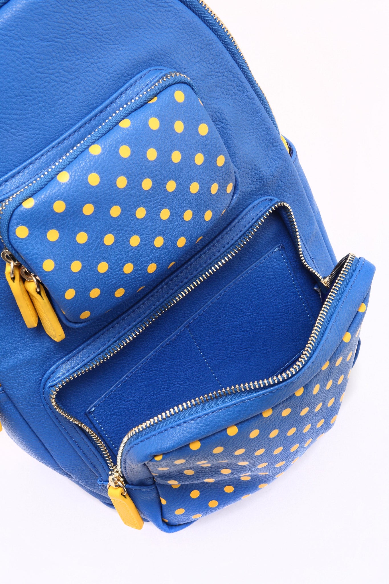 SCORE! The Official Game Day Bag SCORE! Natalie Michelle Medium Polka Dot Designer  Backpack - Red and