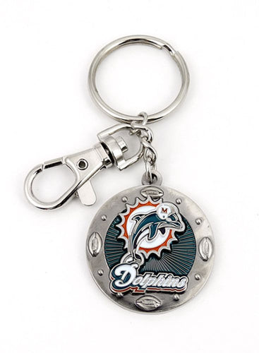 Miami Dolphins NFL Logo Impact Keychain