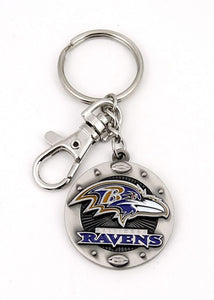 Baltimore Ravens NFL Logo Impact Keychain