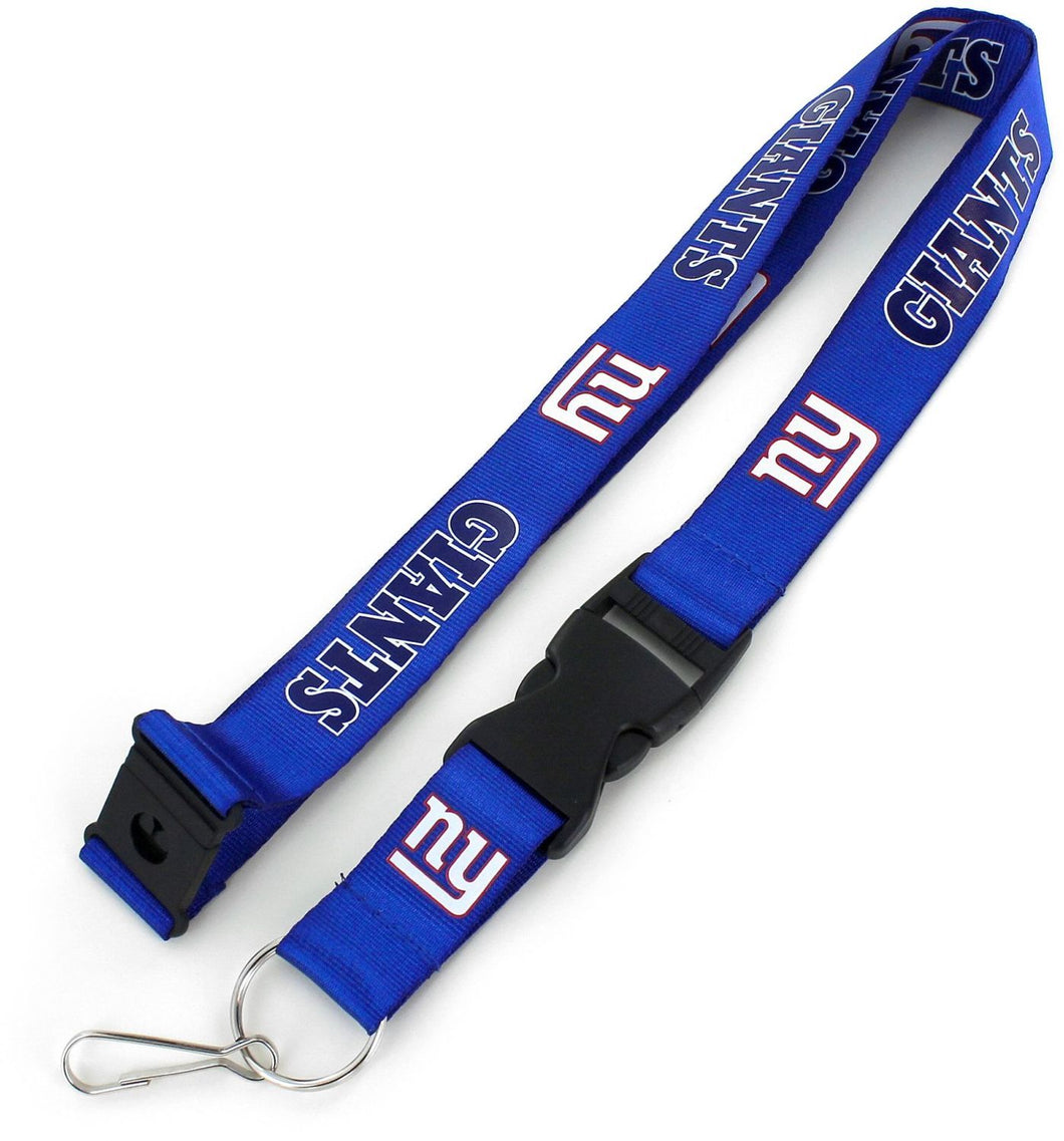 New York Giants Officially Licensed Blue, White and Red NFL Logo Team Lanyard