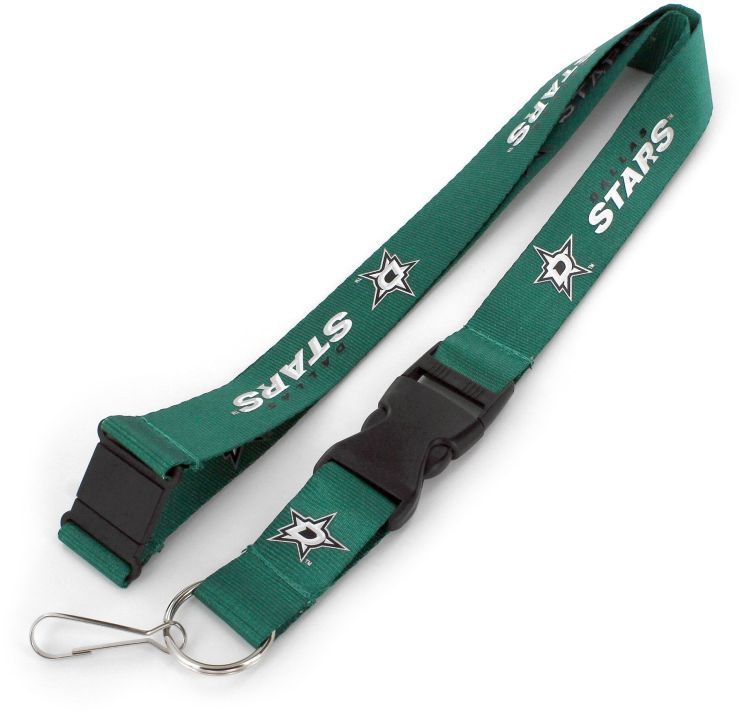 Dallas Stars Officially NHL Licensed Green and White Logo Team Lanyard