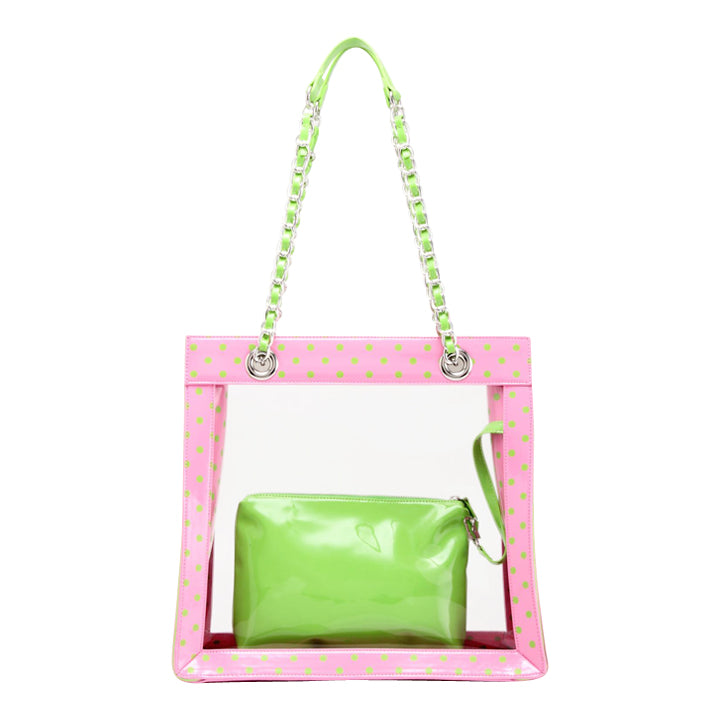 50s Poodle Mid Century Modern Atomic Starbursts Aqua, Pink Handbag/Shoulder  Bag - 7817839411355