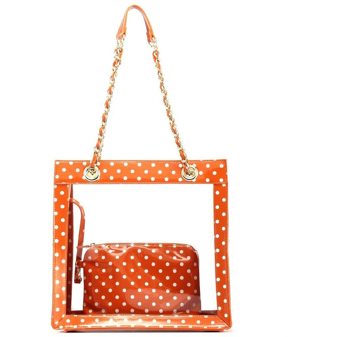 Women Shoulder Bags PVC Clear Single Shoulder Purse Stylish Handbag Women  Clear Bag for Ladies Spring Fashion Travel Shopper Bag