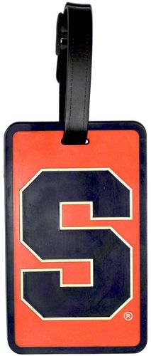 SYRACUSE NCAA Licensed SOFT Luggage BAG TAG ~ Orange