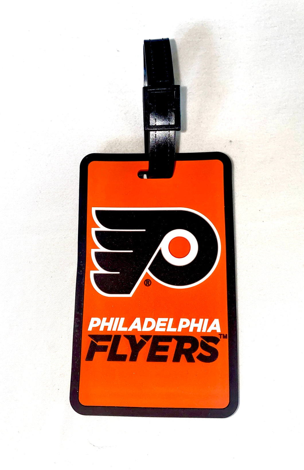 Philadelphia FLYERS NHL Licensed SOFT Luggage BAG TAG~ Orange and Black