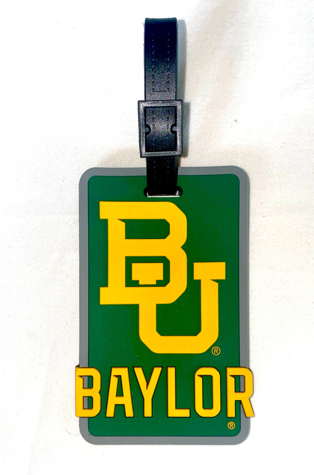BAYLOR University Bears NCAA Licensed SOFT Luggage BAG TAG