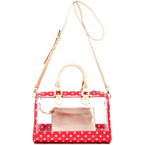 Moniqua Clear Satchel - Cute Clear Bags | SCORE! Designs
