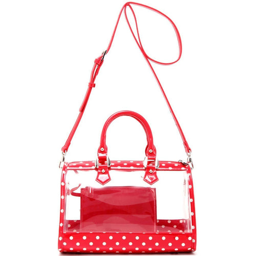 Moniqua Clear Satchel - Cute Clear Bags | SCORE! Designs