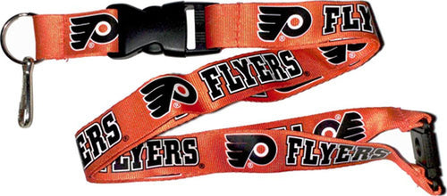 Philadelphia Flyers Officially NHL Licensed Logo Orange and Black Team Lanyard